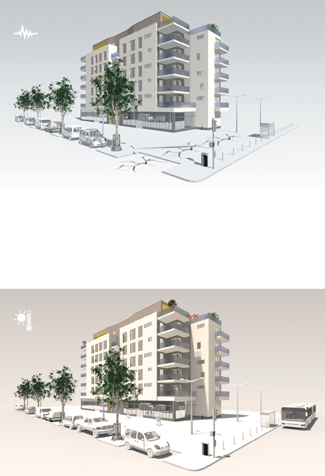 Découvrez comment le Z du rupteur thermique Slabe réagit aux efforts dynamiques comme la dilatation thermique des façades.